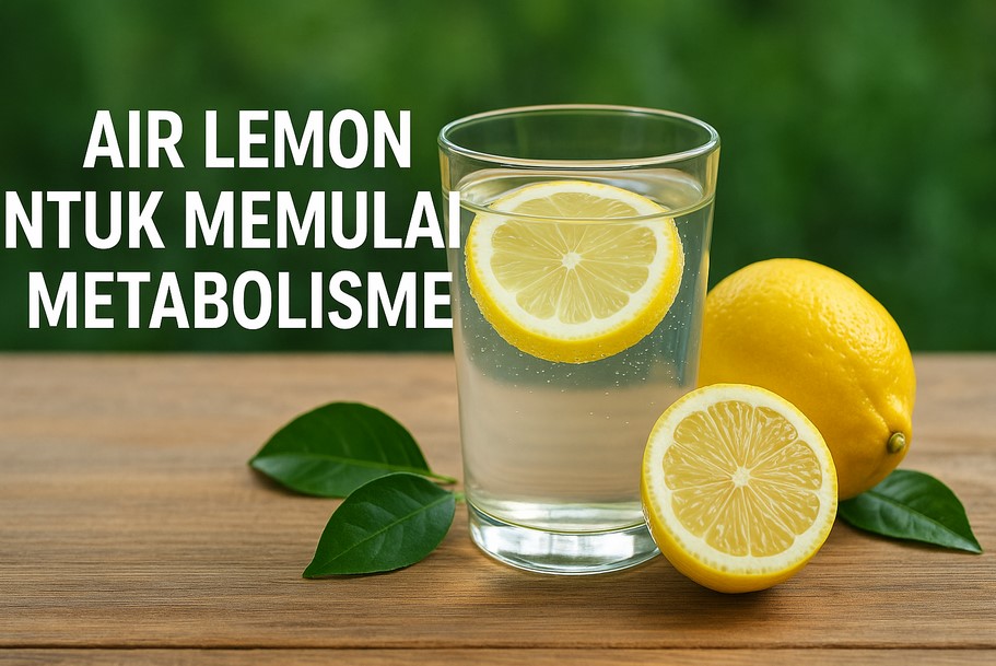 Air lemon untuk memulai metabolisme