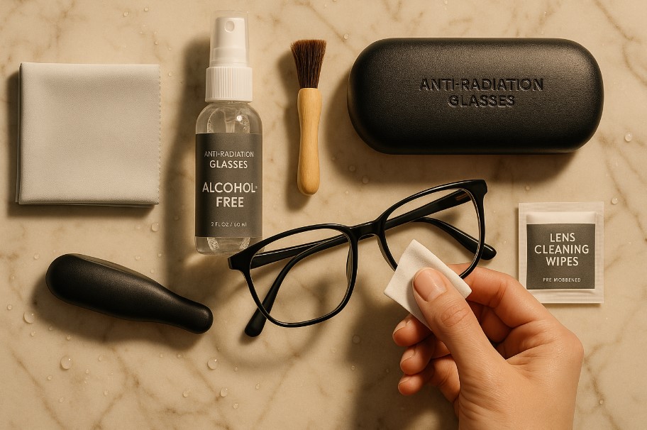 Alat pembersih kacamata anti radiasi terbaik