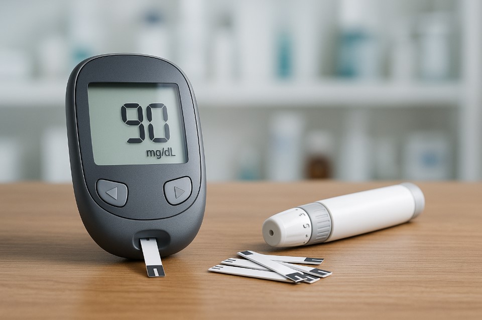 Alat glucometer untuk cek gula darah
