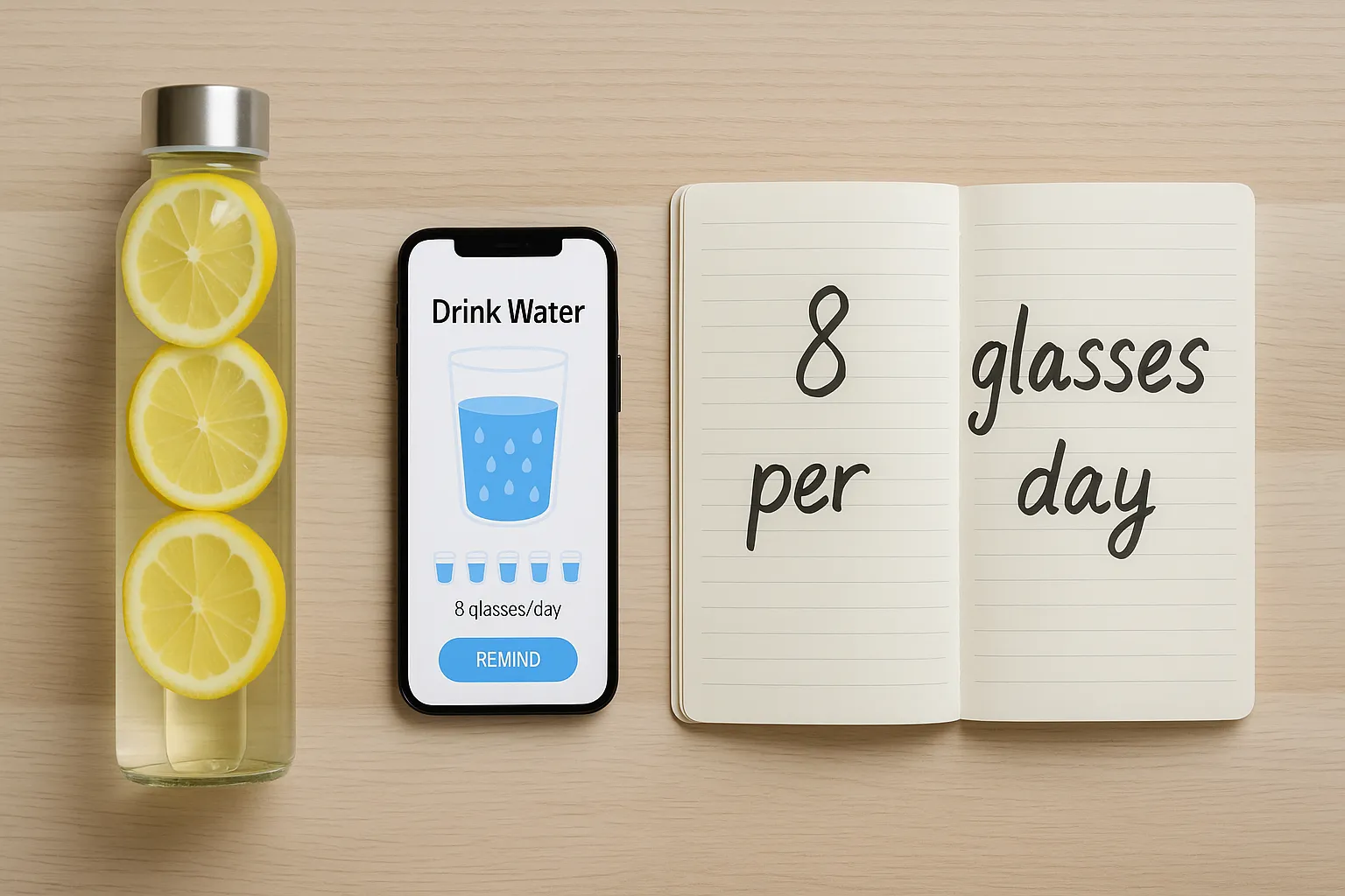 Aplikasi pengingat minum air
