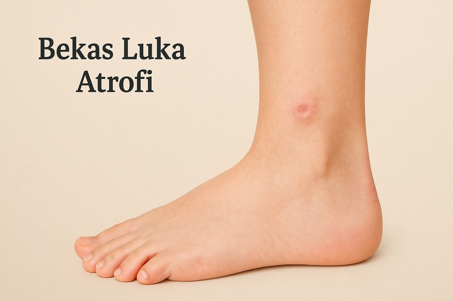 Bekas luka atrofi di kaki