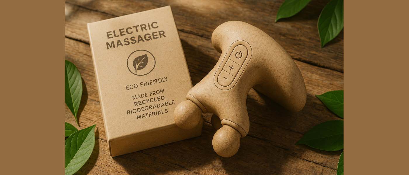 Alat pijat elektrik berbahan ramah lingkungan