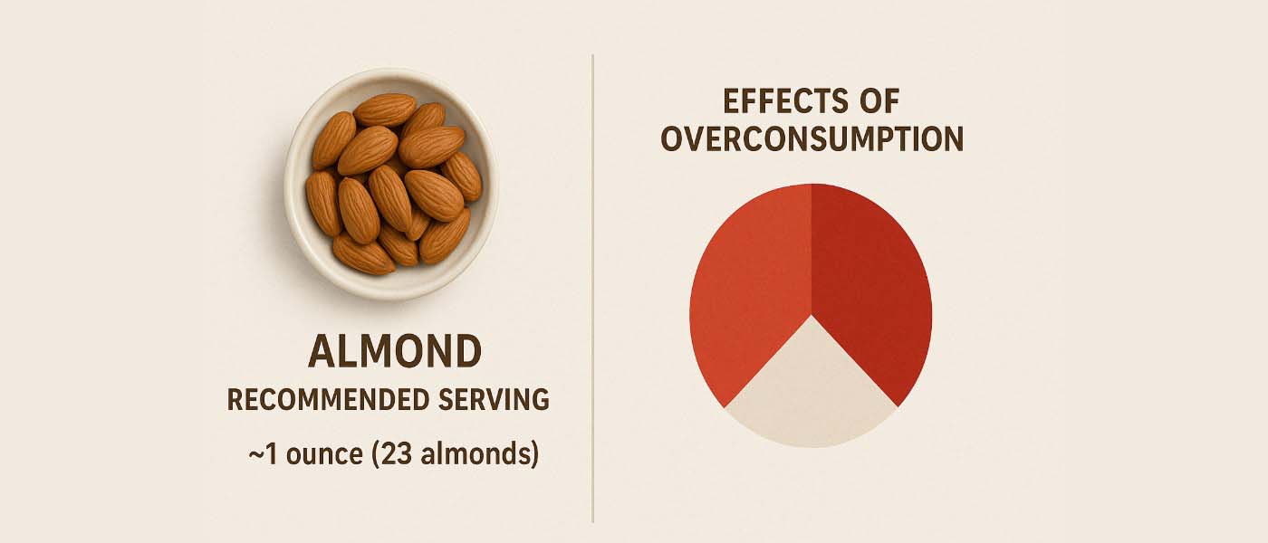 Efek Samping Konsumsi Almond Berlebihan
