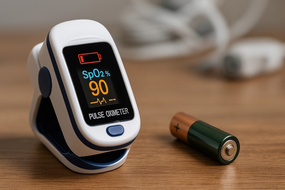 Pengaruh baterai lemah terhadap kinerja oximeter