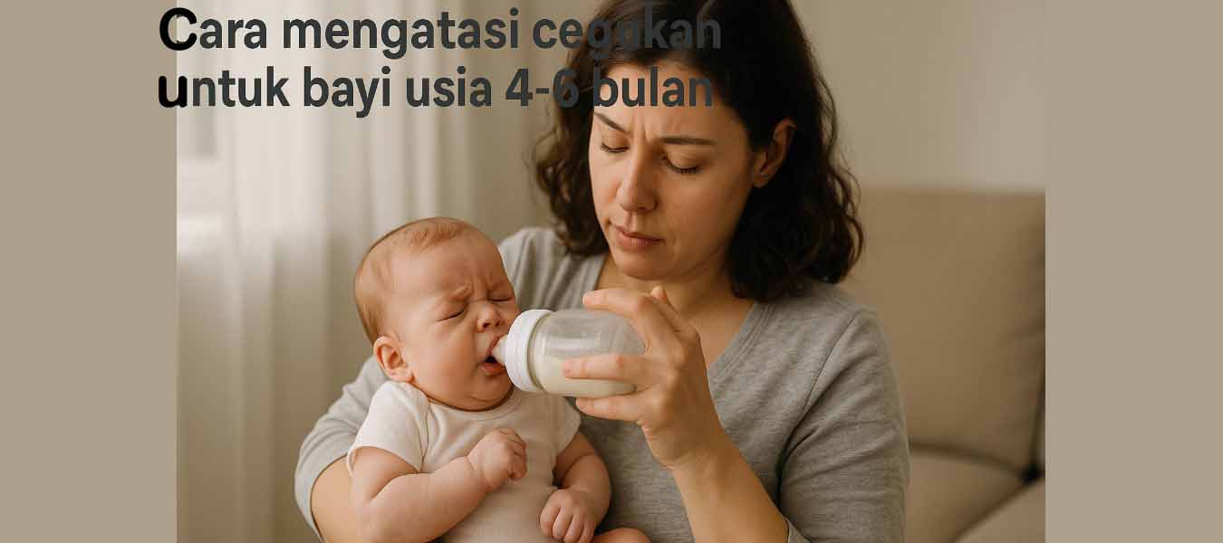 Cara mengatasi cegukan untuk bayi usia 4-6 bulan