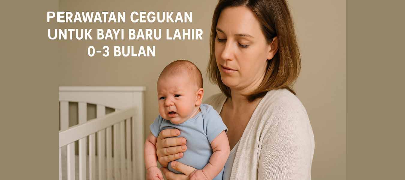 Perawatan cegukan untuk bayi baru lahir 0-3 bulan