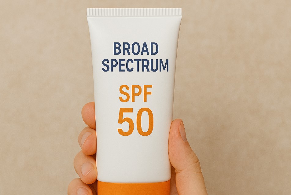 Label broad spectrum pada sunscreen