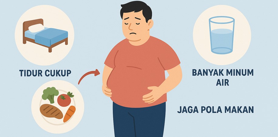 Tips Mengecilkan Perut Buncit Tanpa Harus Olahraga Berat