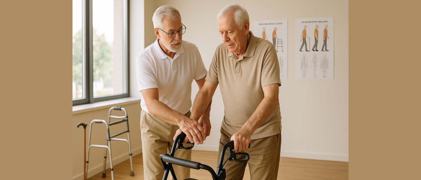 Cara menggunakan alat bantu jalan dengan benar