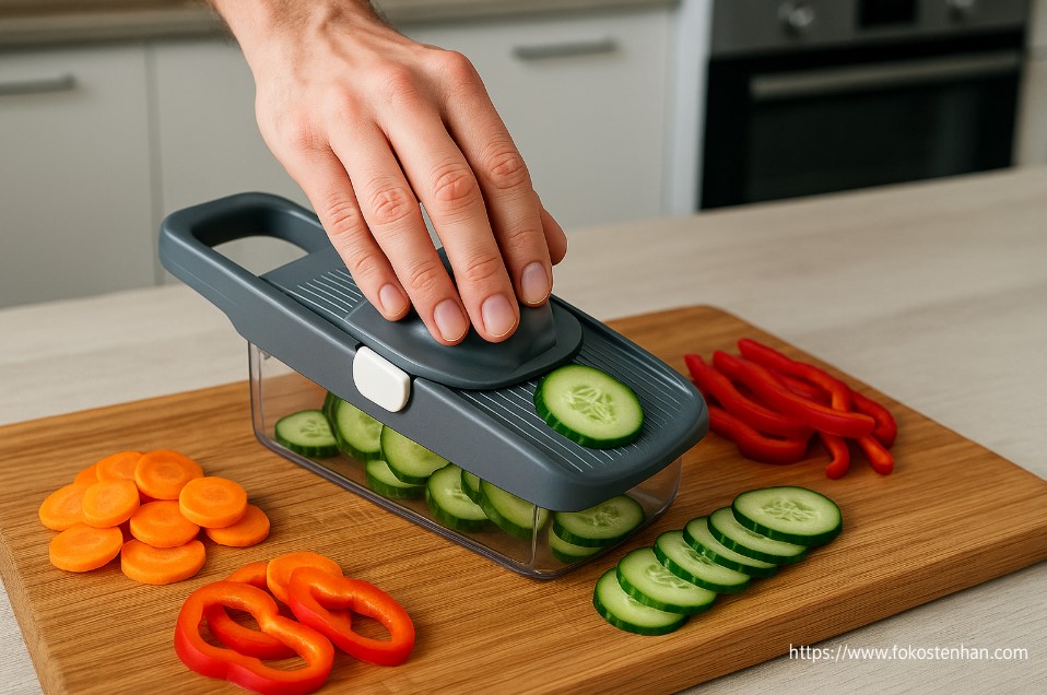 Teknik Menggunakan Alat Pemotong Sayuran dengan Benar