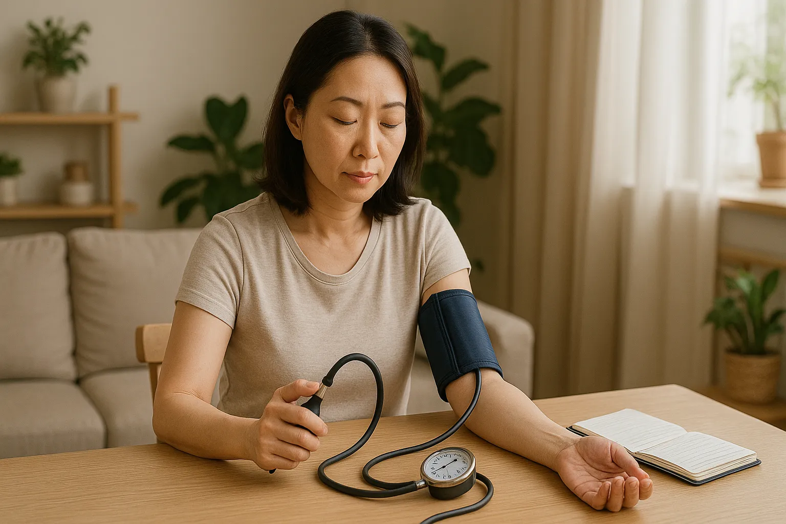 Petunjuk langkah demi langkah menggunakan tensimeter