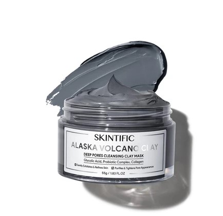 Skintific Clay Mask Terbaik untuk Kulit Berminyak - Pengontrol Minyak Wajah