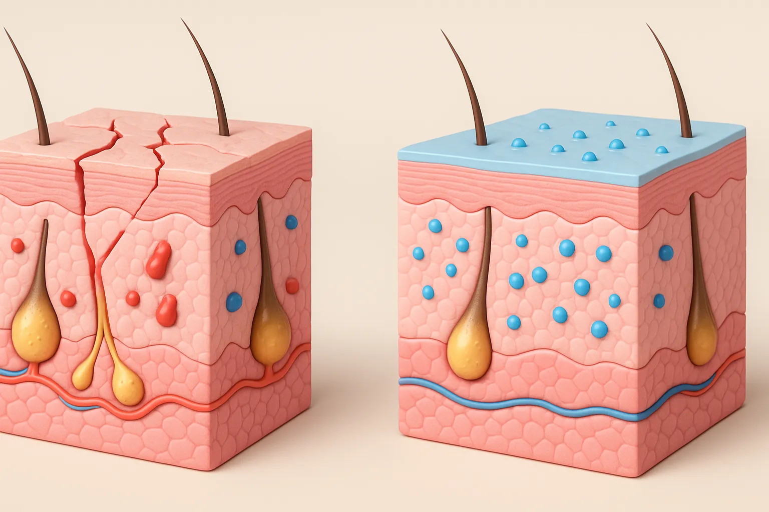 Kulit kering setelah cuci muka tanpa moisturizer