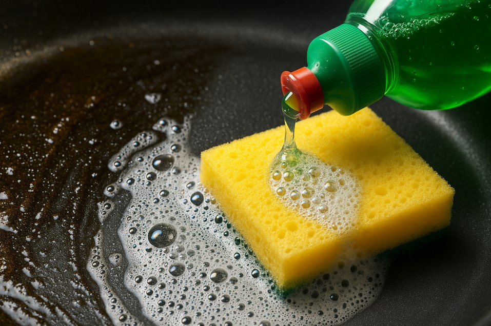 Sabun cuci piring dengan daya bersih tinggi