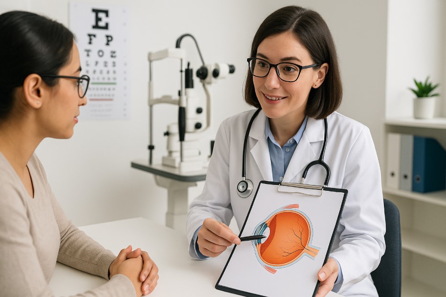 Konsultasi dengan dokter spesialis mata