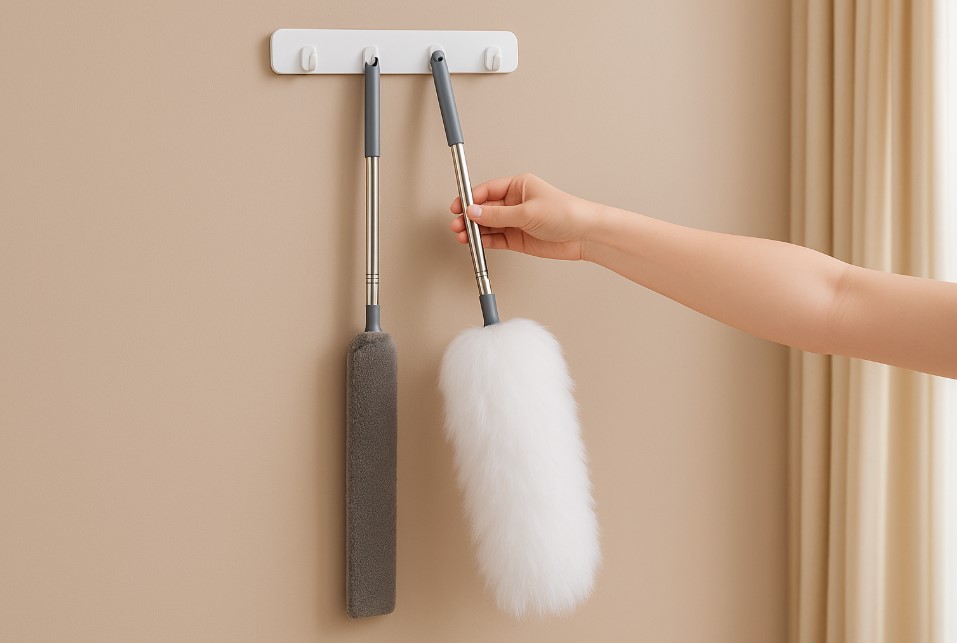 Ecoco Kemoceng Teleskopik Panjang Fleksibel - Pembersih Debu Jangkauan Luas