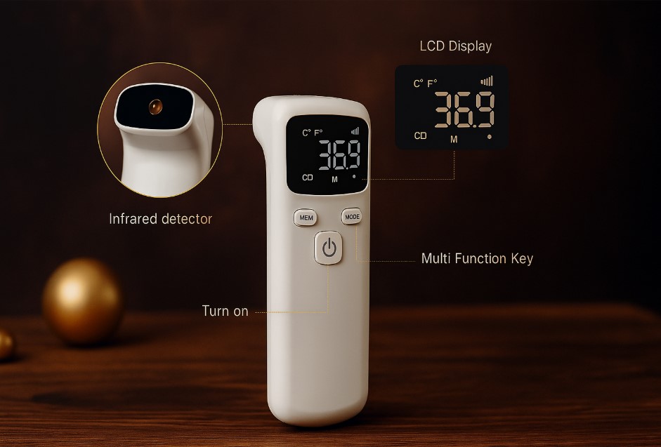 Elrosto Termometer Infrared Non Contact
