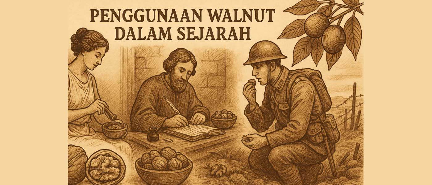 Penggunaan walnut dalam sejarah