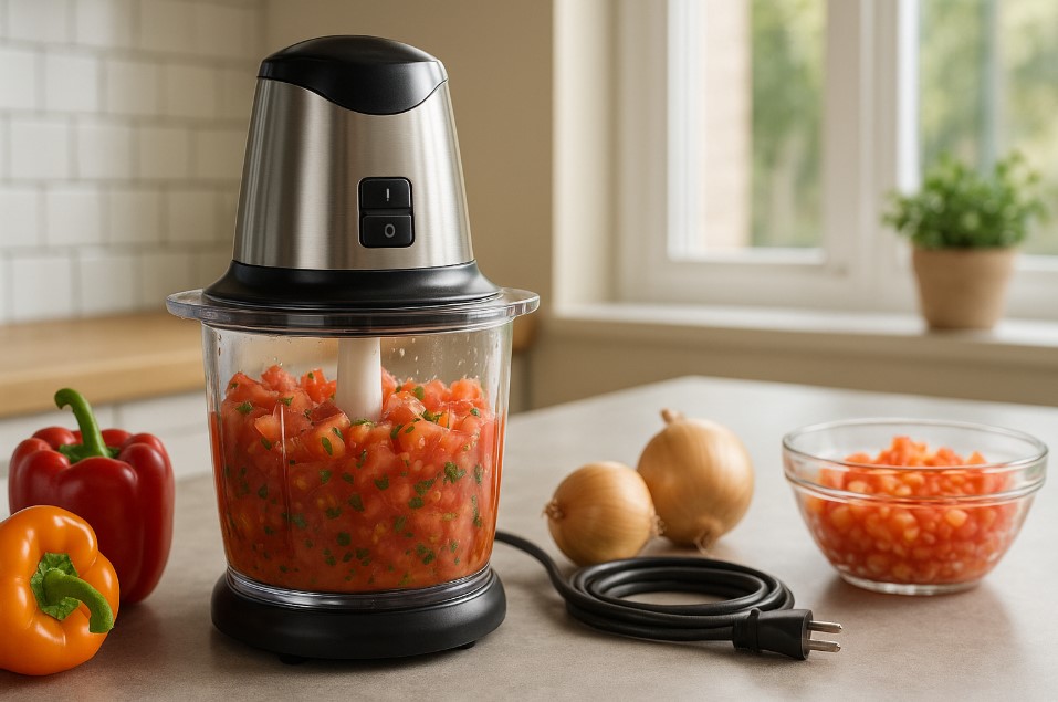 Food chopper elektrik untuk memotong sayuran