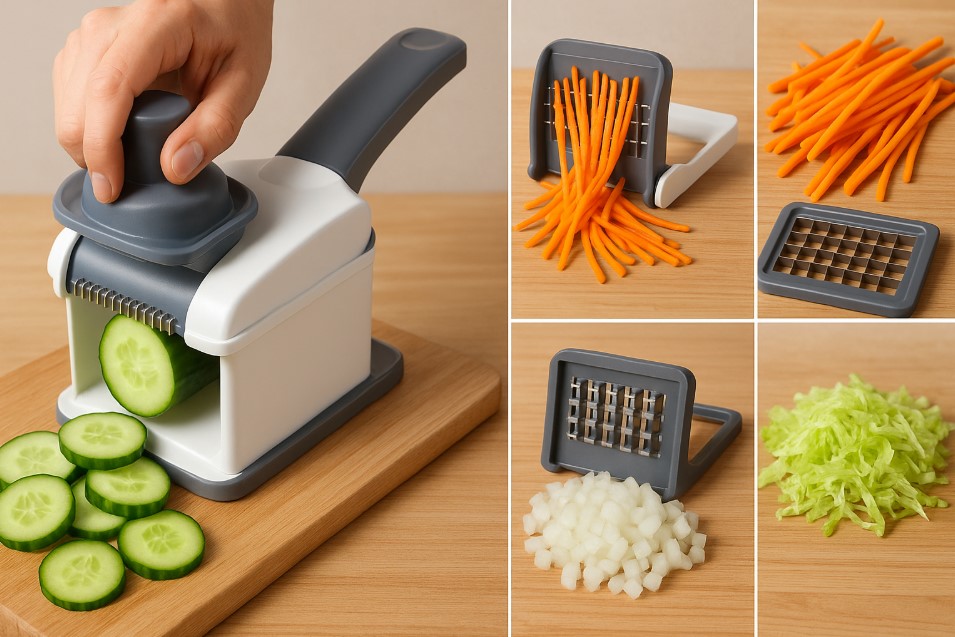 Berbagai fungsi alat pemotong sayuran serbaguna