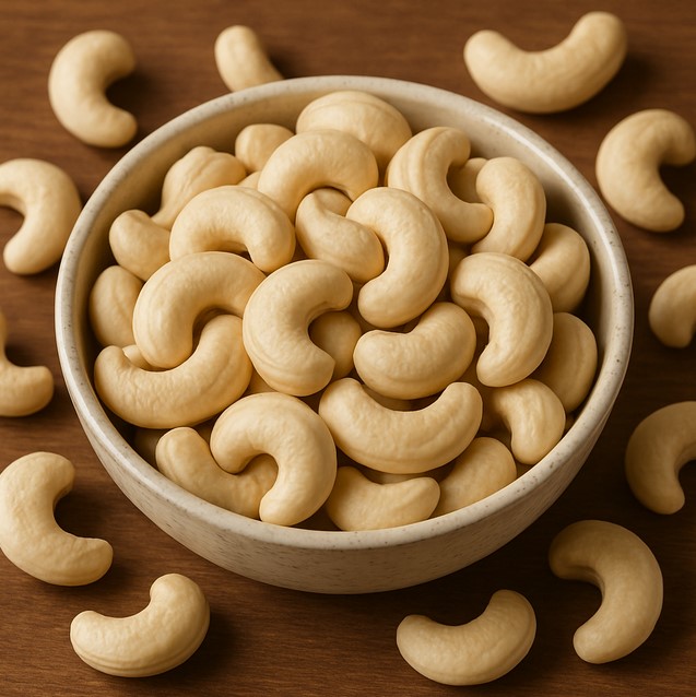 Contoh kacang mete berkualitas