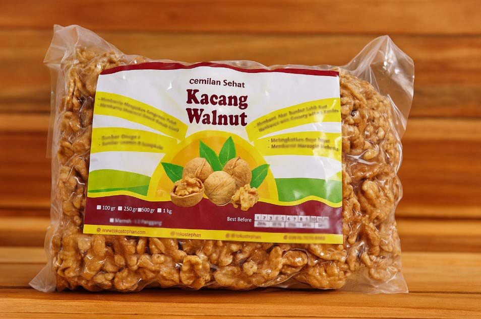 Kacang Walnut Mentah 500gr - Omega-3 Tinggi untuk Kesehatan Otak