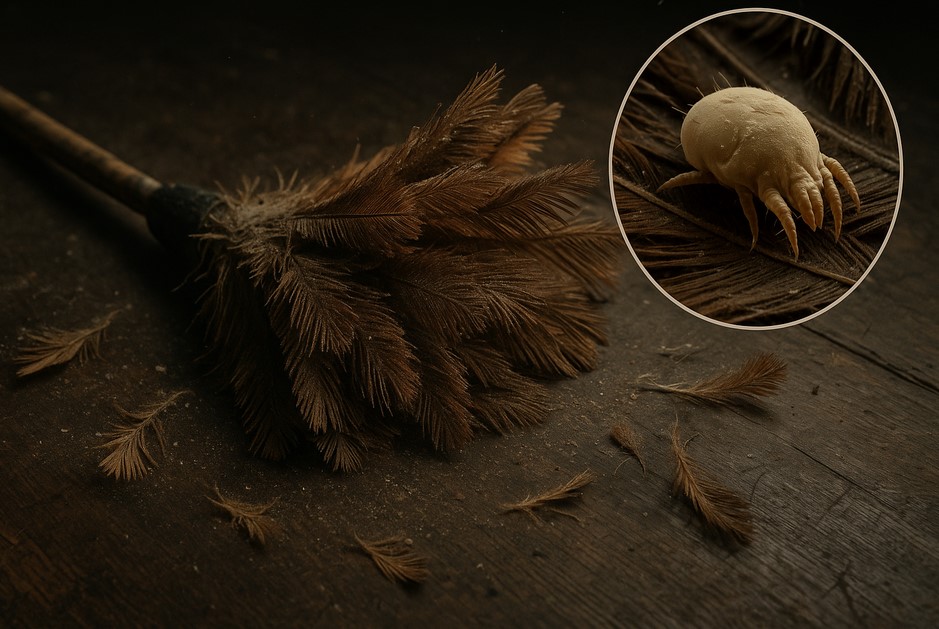 Kekurangan kemoceng bulu ayam