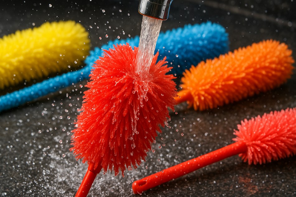 Kelebihan kemoceng bahan sintetis