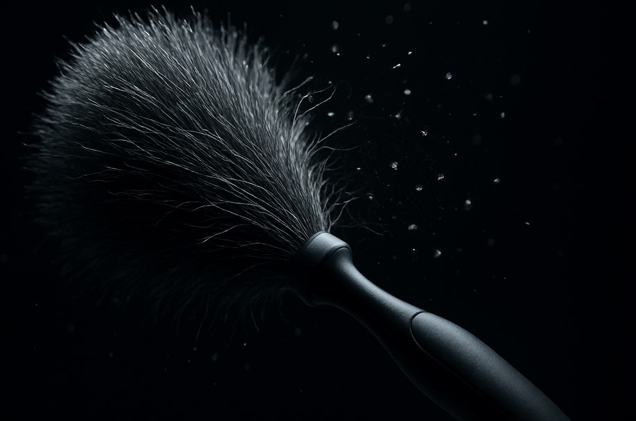 Kemoceng dengan efek elektrostatik