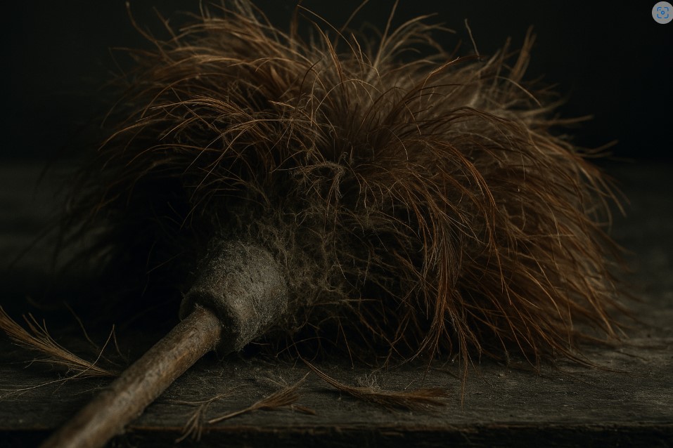 Kemoceng yang sudah rusak