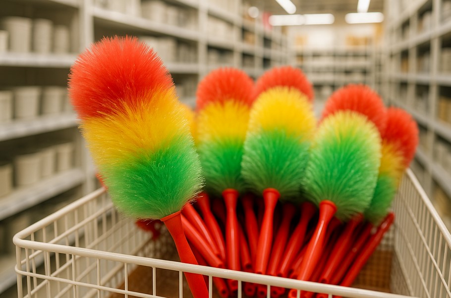 Kemoceng dari bahan sintetis