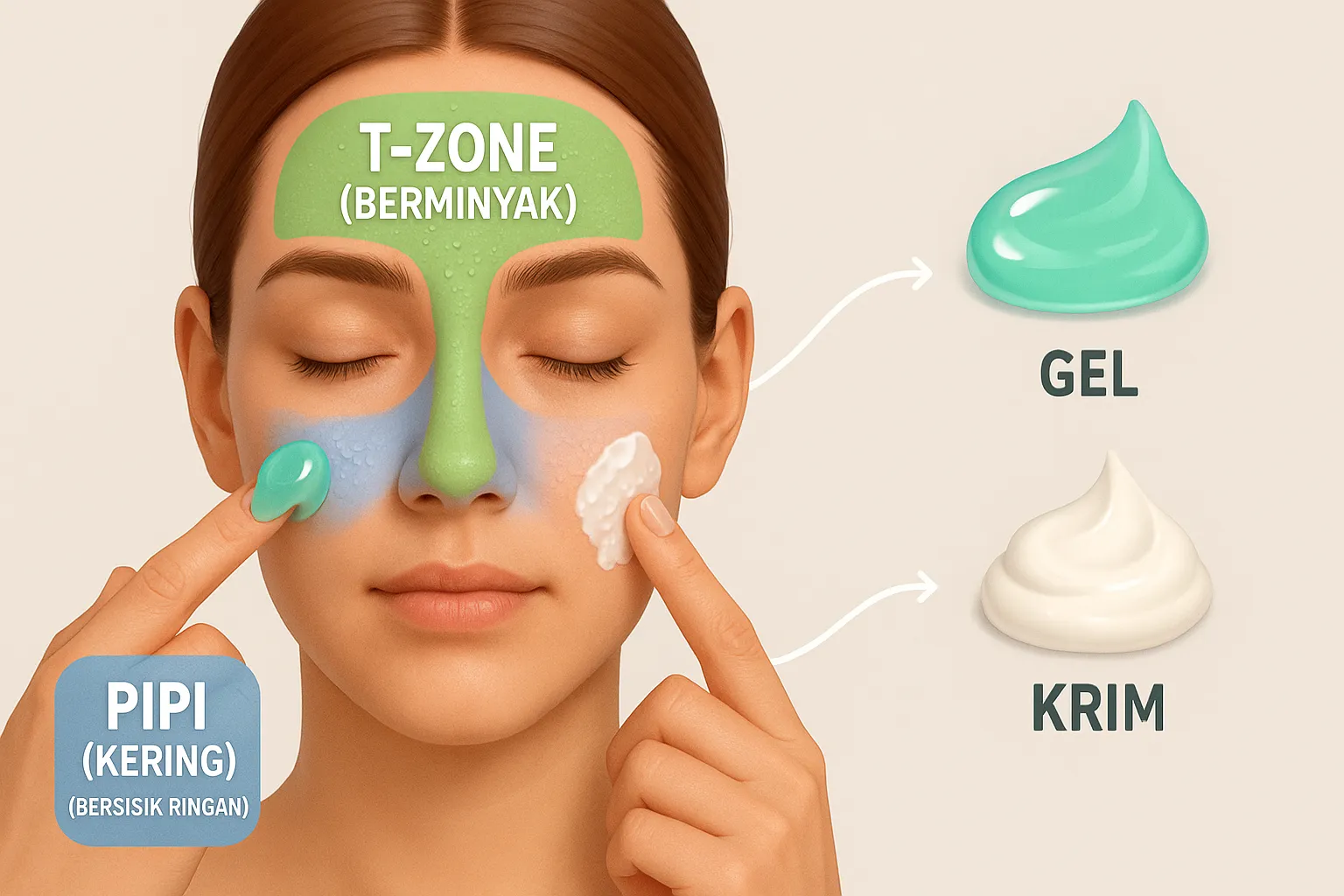 Moisturizer untuk kulit kombinasi