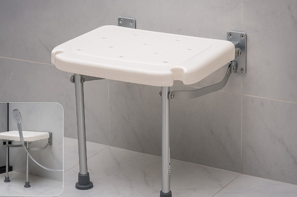 Kursi Dinding Shower Anti Slip Premium