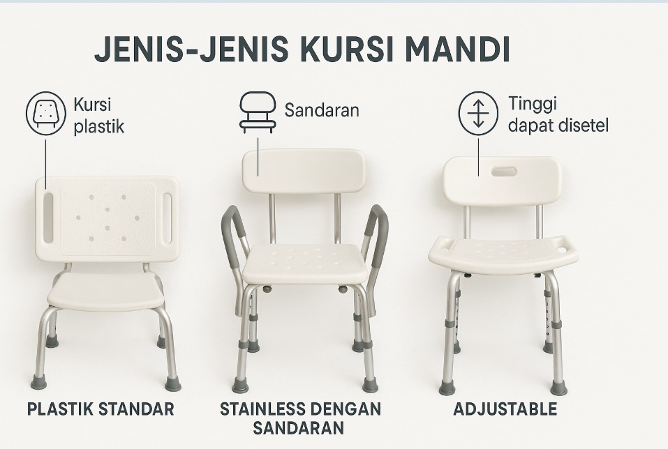 Rekomendasi kursi mandi terbaik