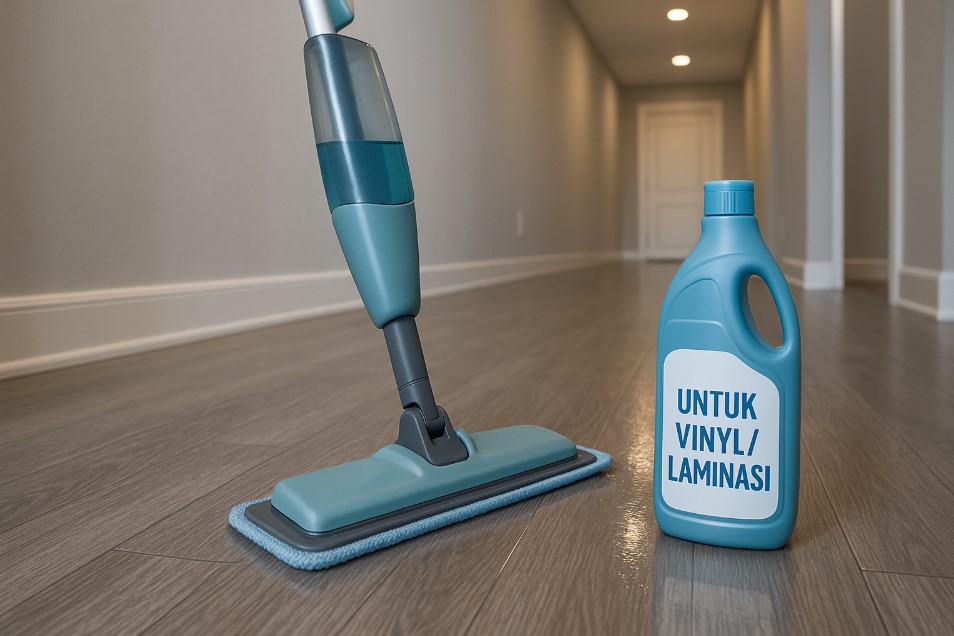 Pembersih lantai vinyl dan laminasi