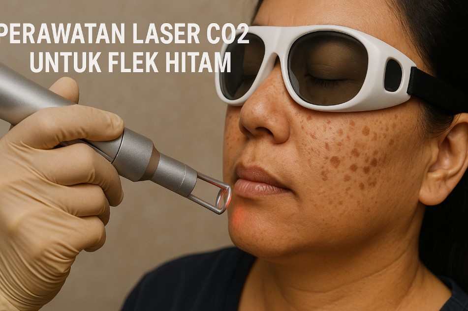 Perawatan laser CO2 untuk flek hitam
