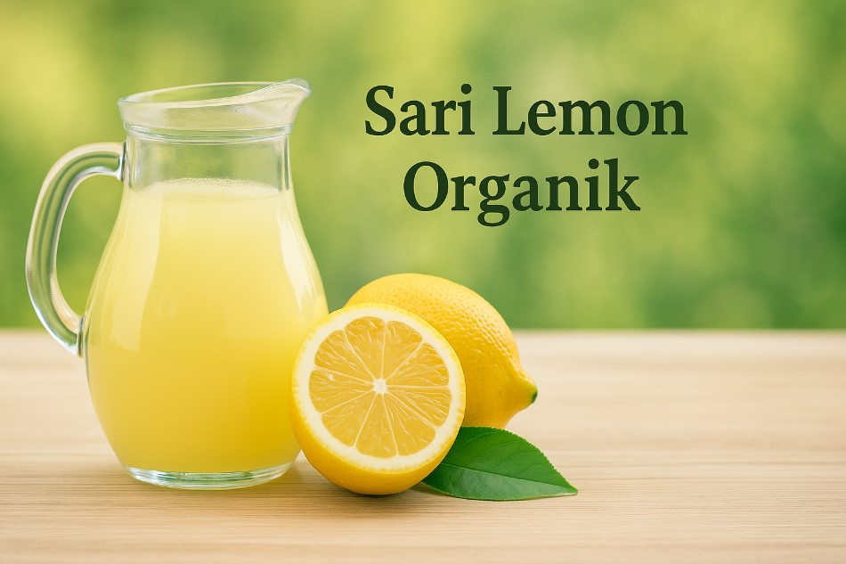 Sari lemon organik dalam komposisi Melilea Apple Orchard