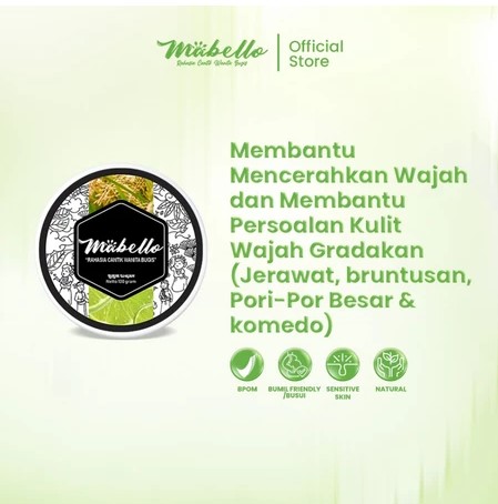 MABELLO masker hitam penghilang komedo
