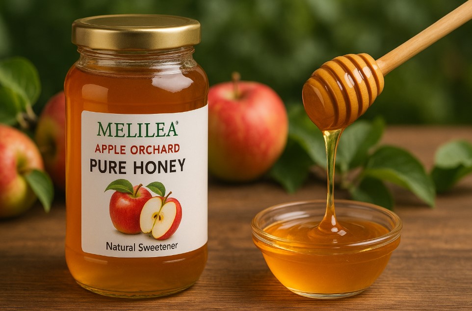 Madu murni sebagai pemanis alami dalam Melilea Apple Orchard
