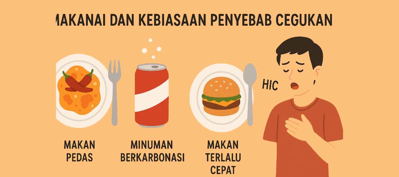 Makanan pemicu cegukan