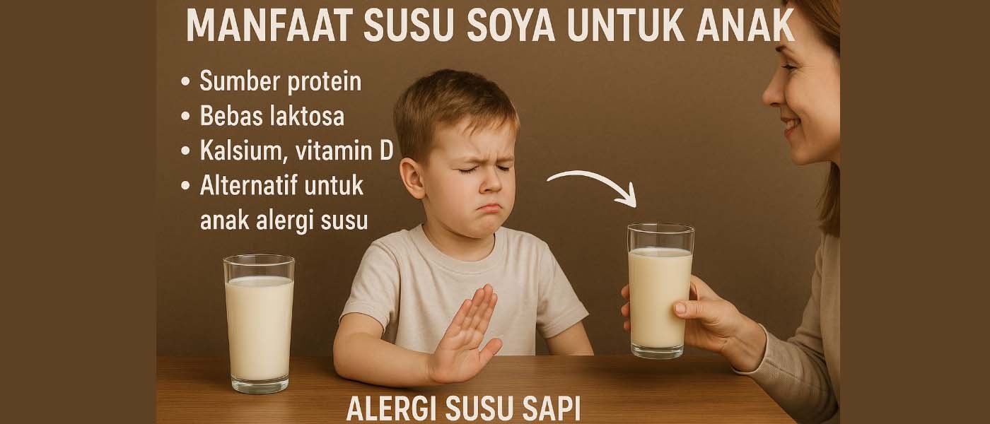 Manfaat susu soya untuk anak