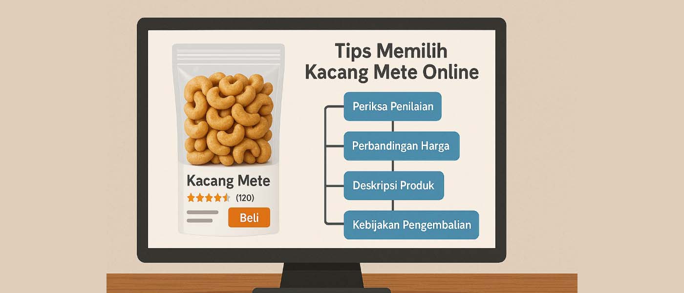 Tips memilih kacang mete online