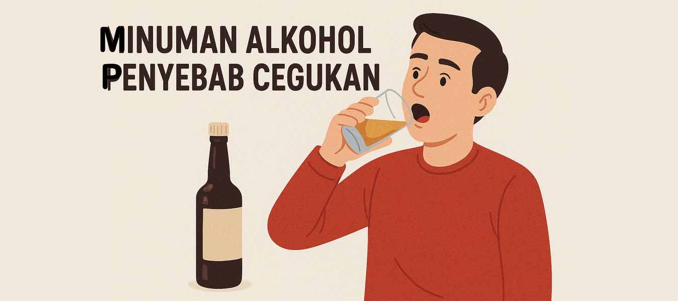 Minuman alkohol penyebab cegukan