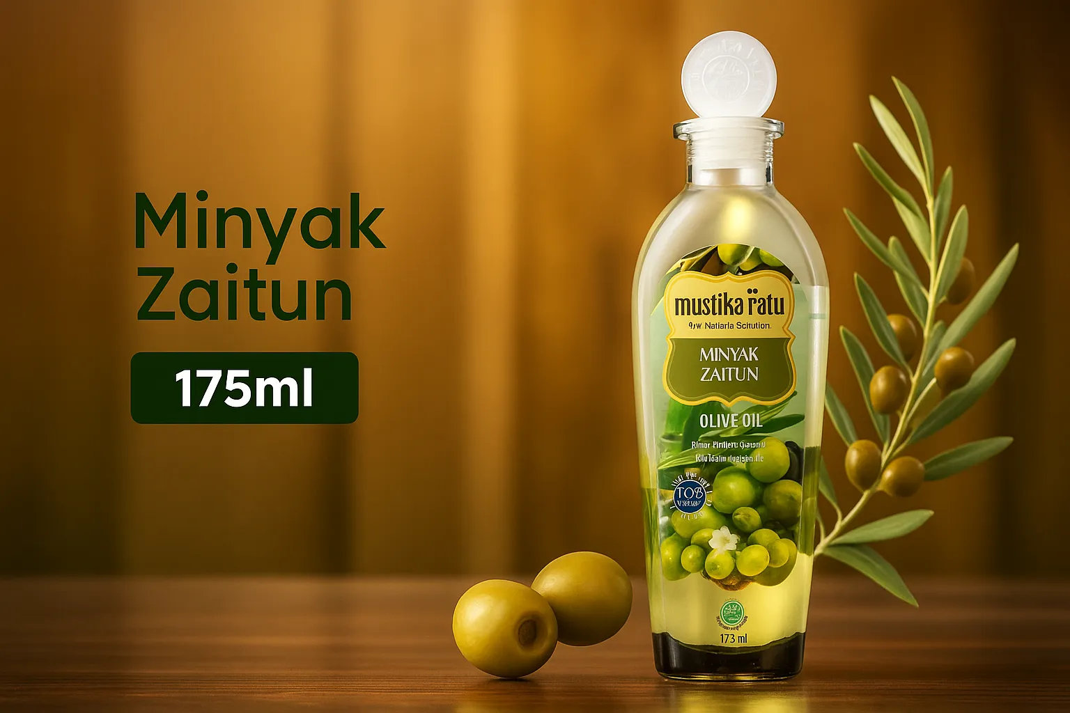 Mustika Ratu Minyak Zaitun 175ml untuk Perawatan Kulit