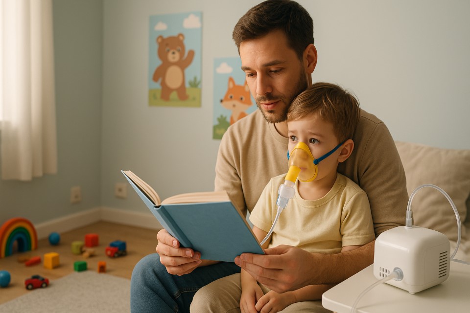 Penggunaan nebulizer untuk anak-anak