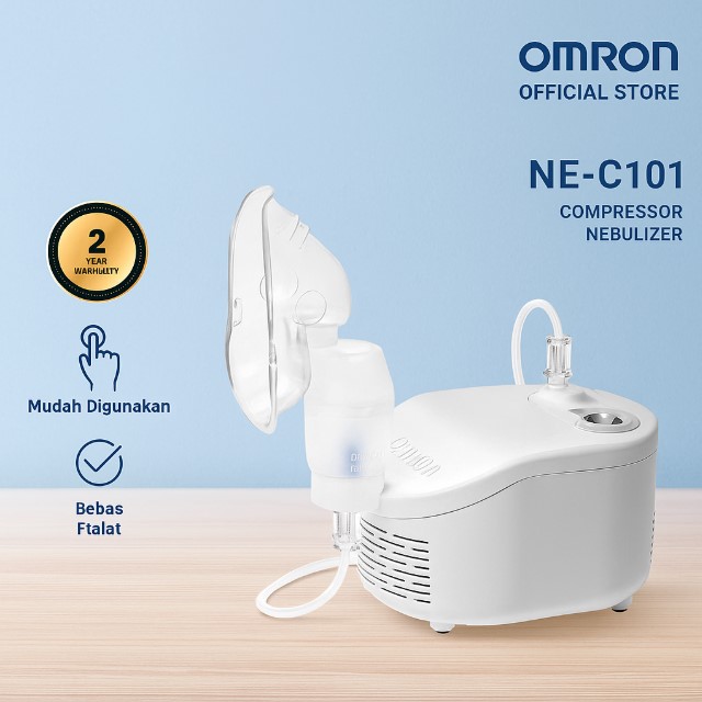 Omron Compressor Nebulizer Tipe - Alat Terapi Pernapasan Praktis