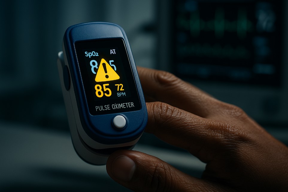 Oximeter dengan fitur alarm