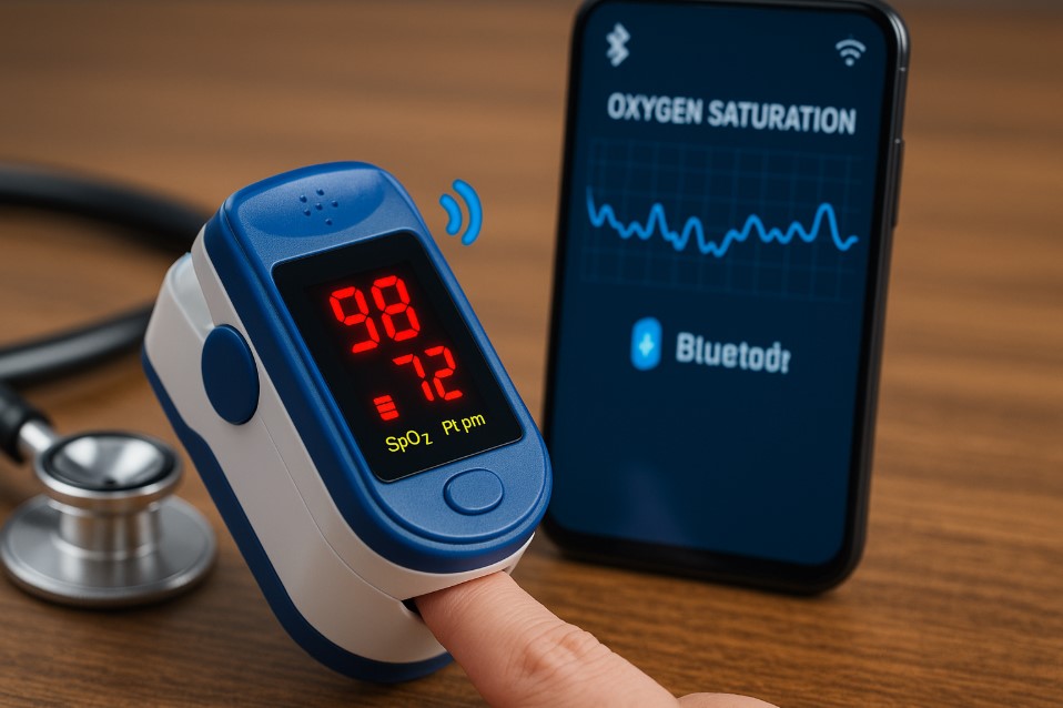 Oximeter dengan fitur bluetooth