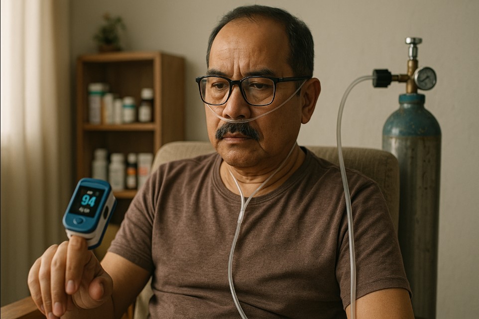 Penggunaan oximeter untuk pasien PPOK