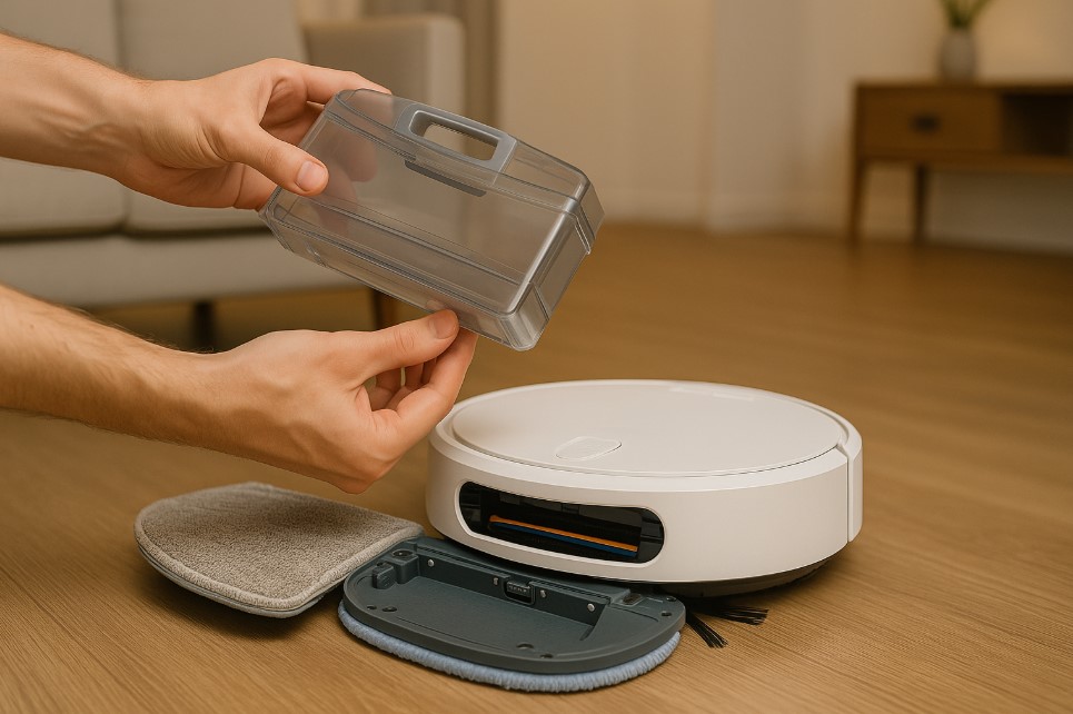 Cara merawat pel elektrik dan mop robot